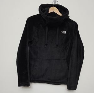 The North Face Black Funnel Hooded Soft & Cozy Pull Over Fleece Like New
